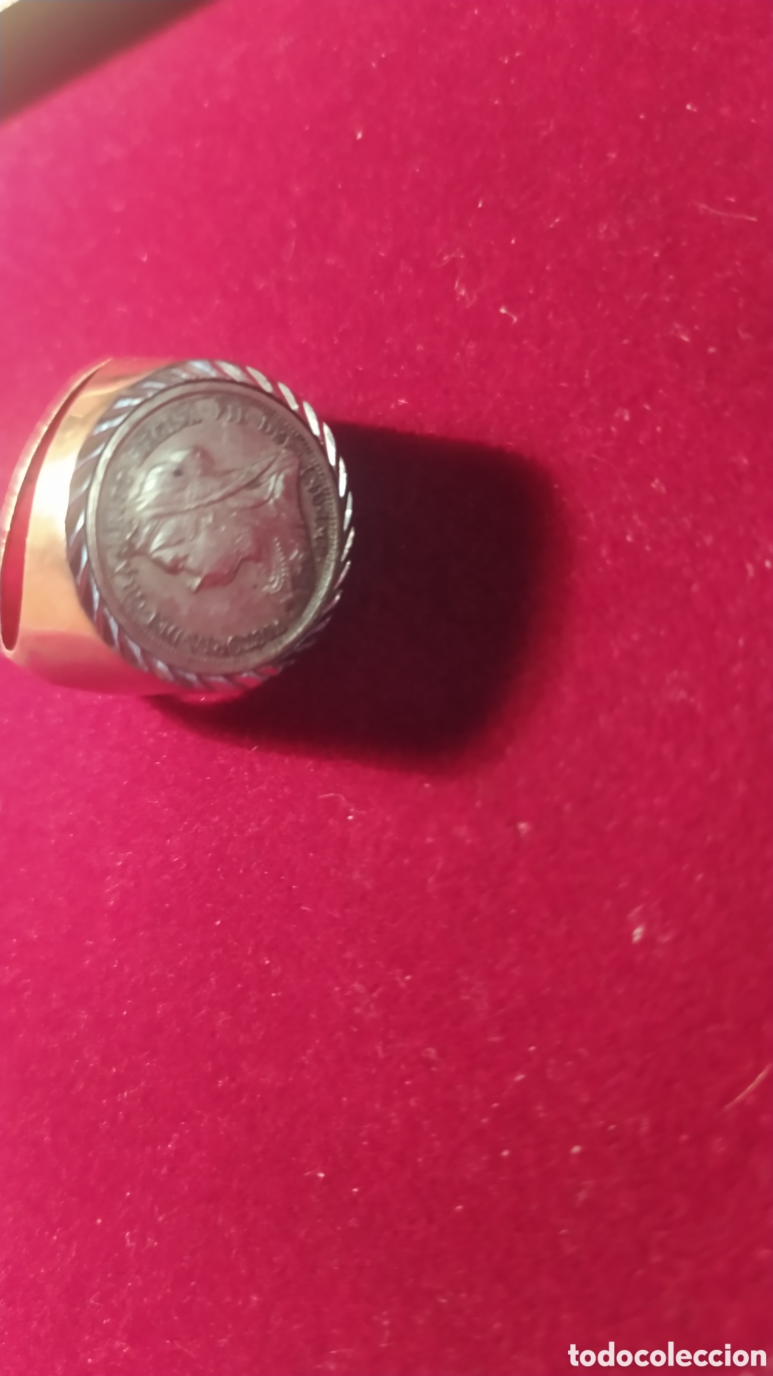 Joyeria: Sello dorado rostro hombre - Foto 4