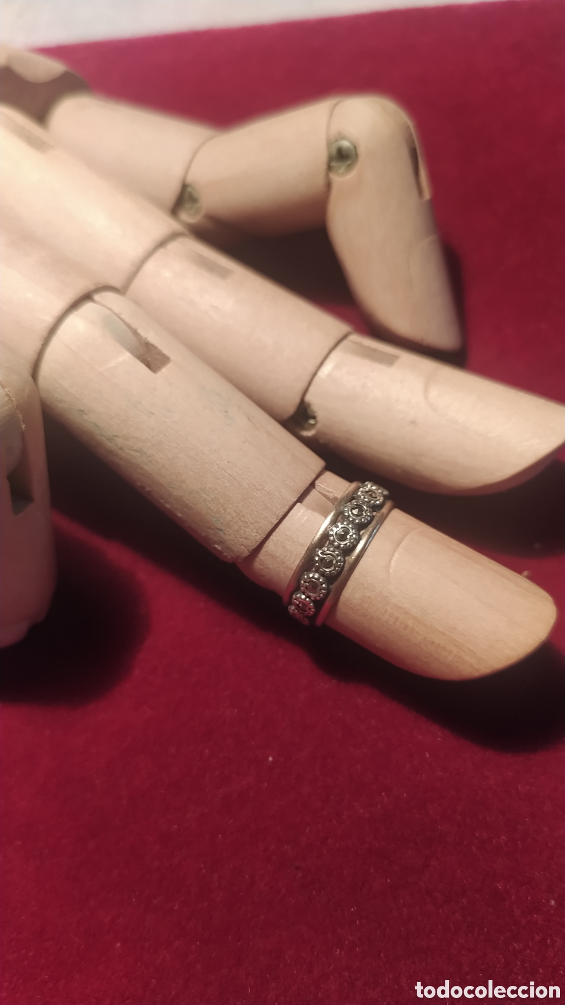 Joyeria: Anillo plata oro marquesitas - Foto 2