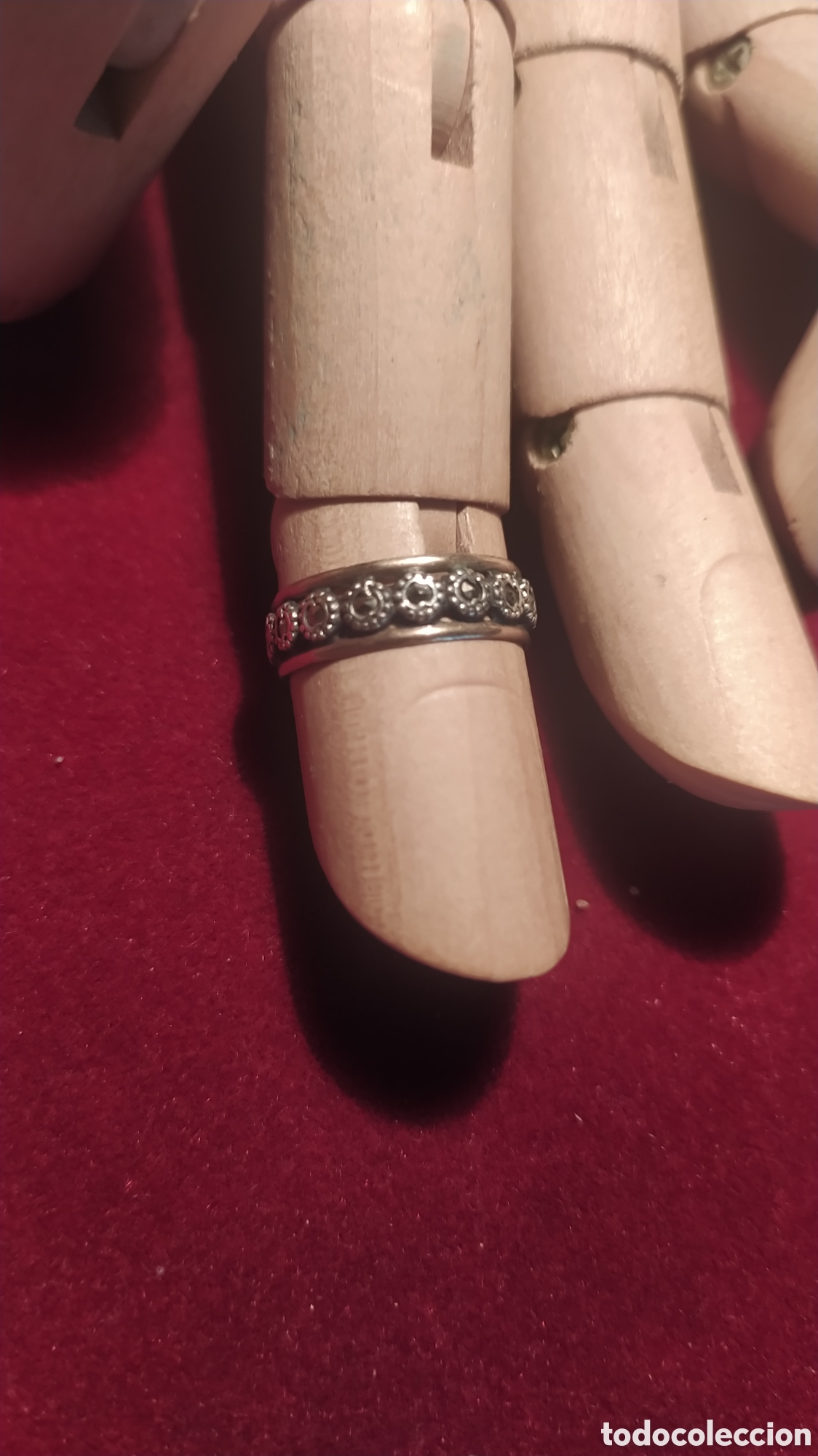 Joyeria: Anillo plata oro marquesitas - Foto 1