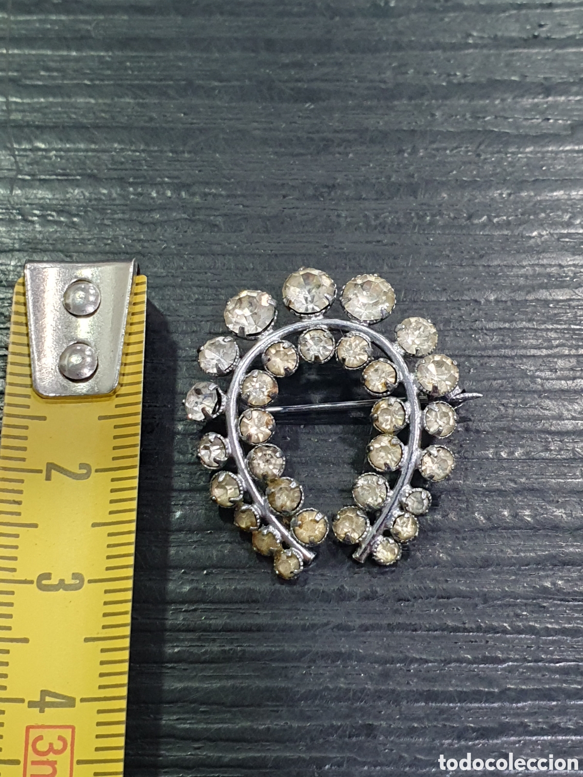 Joyeria: Broche herradura con circonitas. (L61) - Foto 3