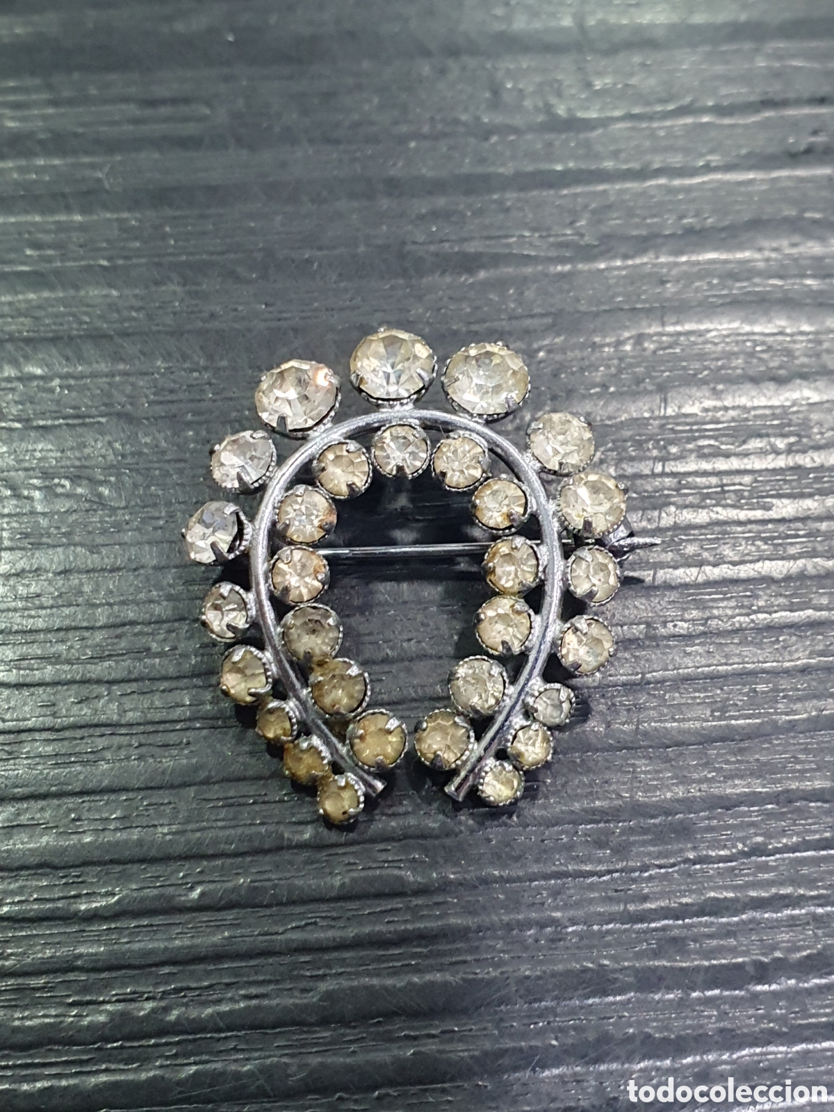 Joyeria: Broche herradura con circonitas. (L61) - Foto 1