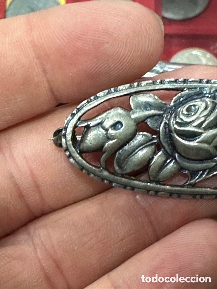 Joyeria: Bonito broche art deco en plata - Foto 2