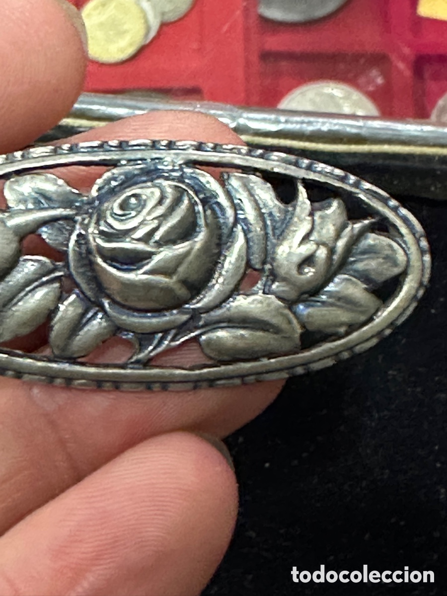 Joyeria: Bonito broche art deco en plata - Foto 3
