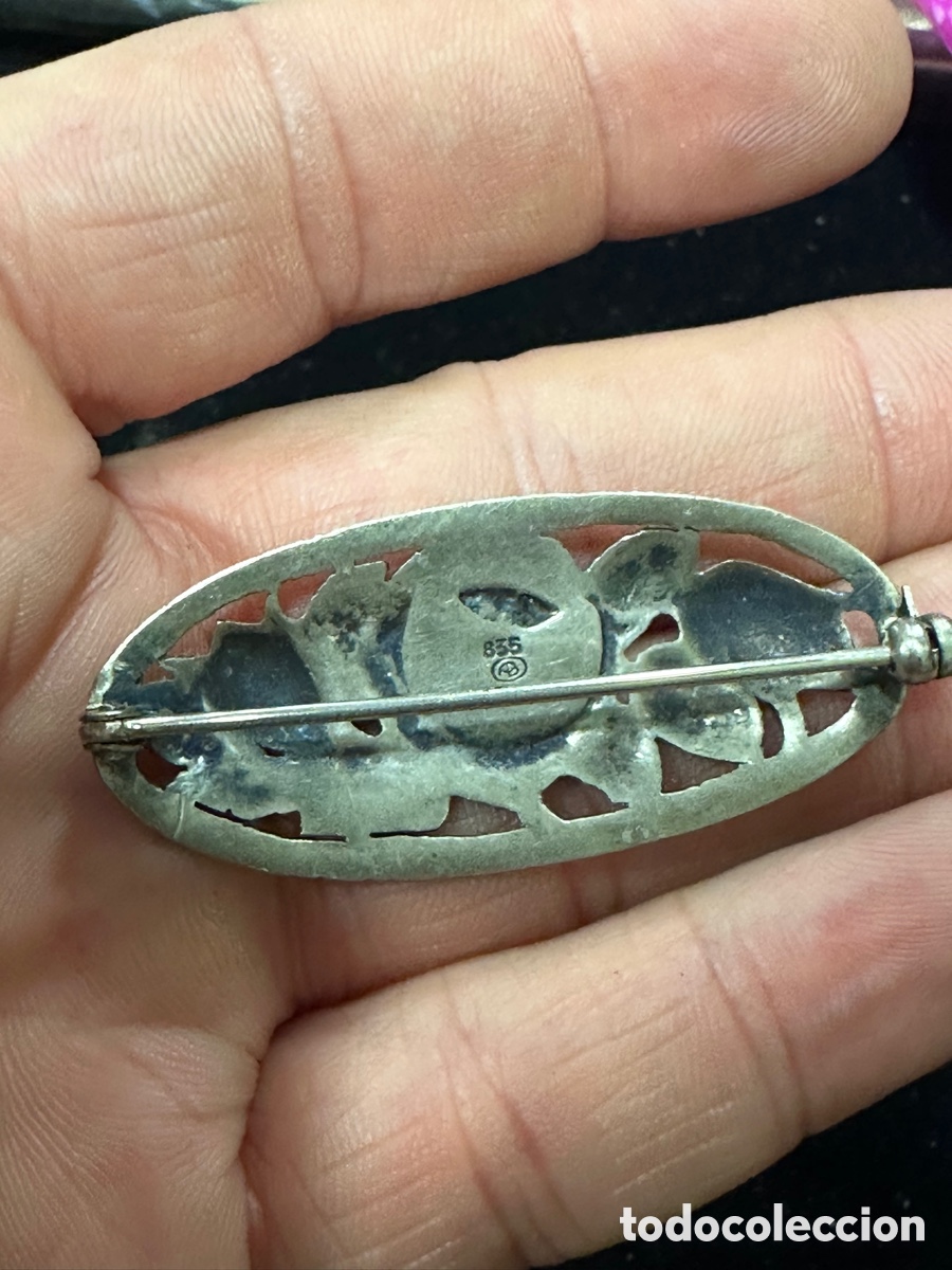 Joyeria: Bonito broche art deco en plata - Foto 4