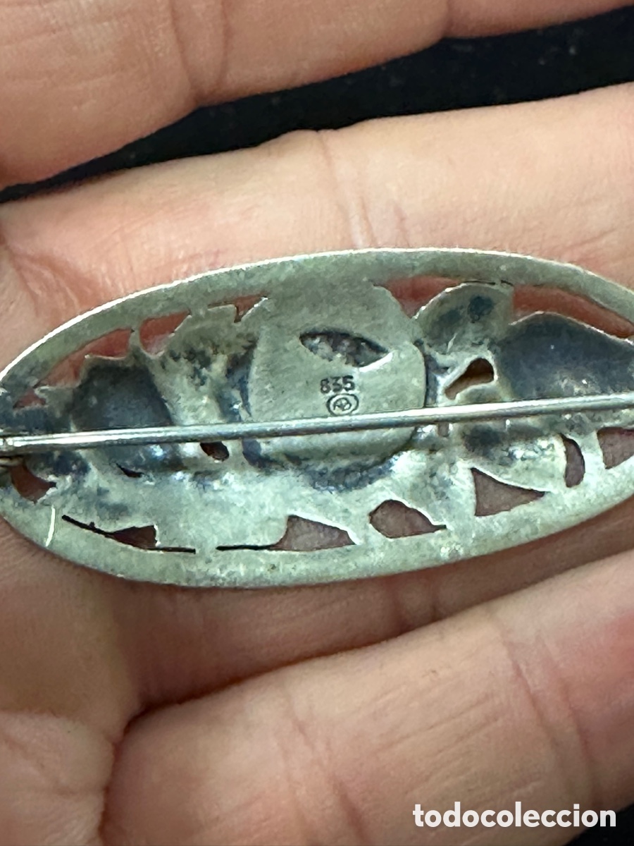 Joyeria: Bonito broche art deco en plata - Foto 5