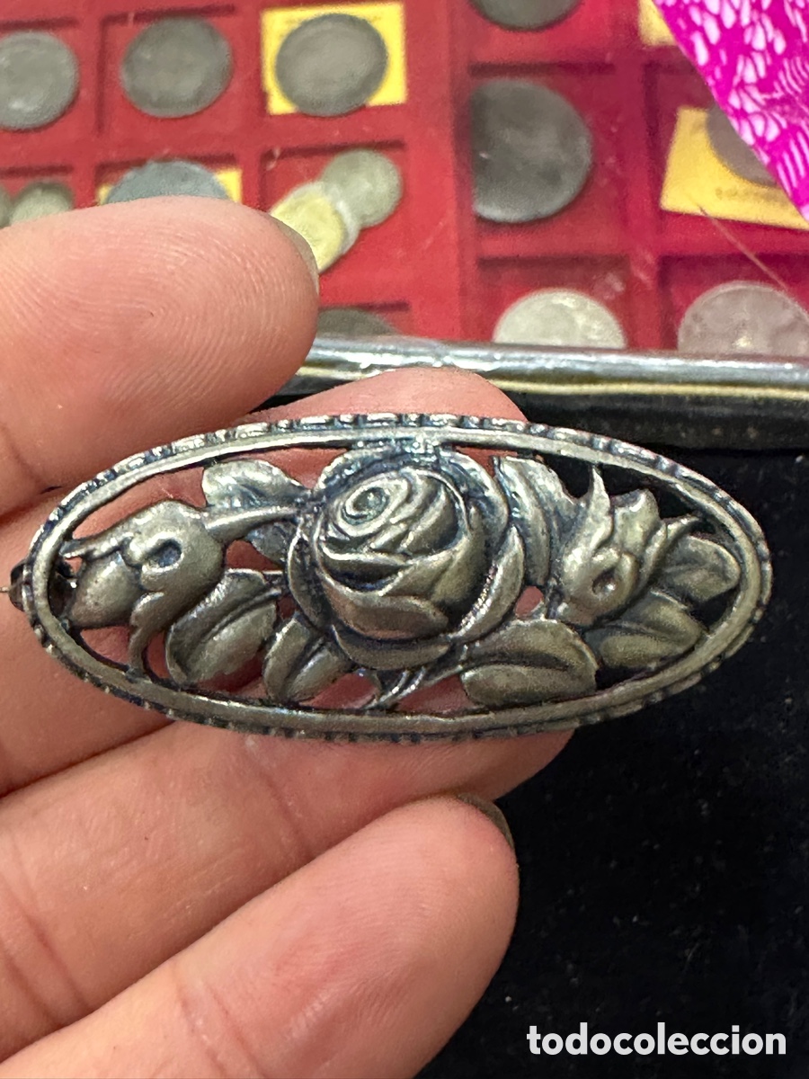 Joyeria: Bonito broche art deco en plata - Foto 1