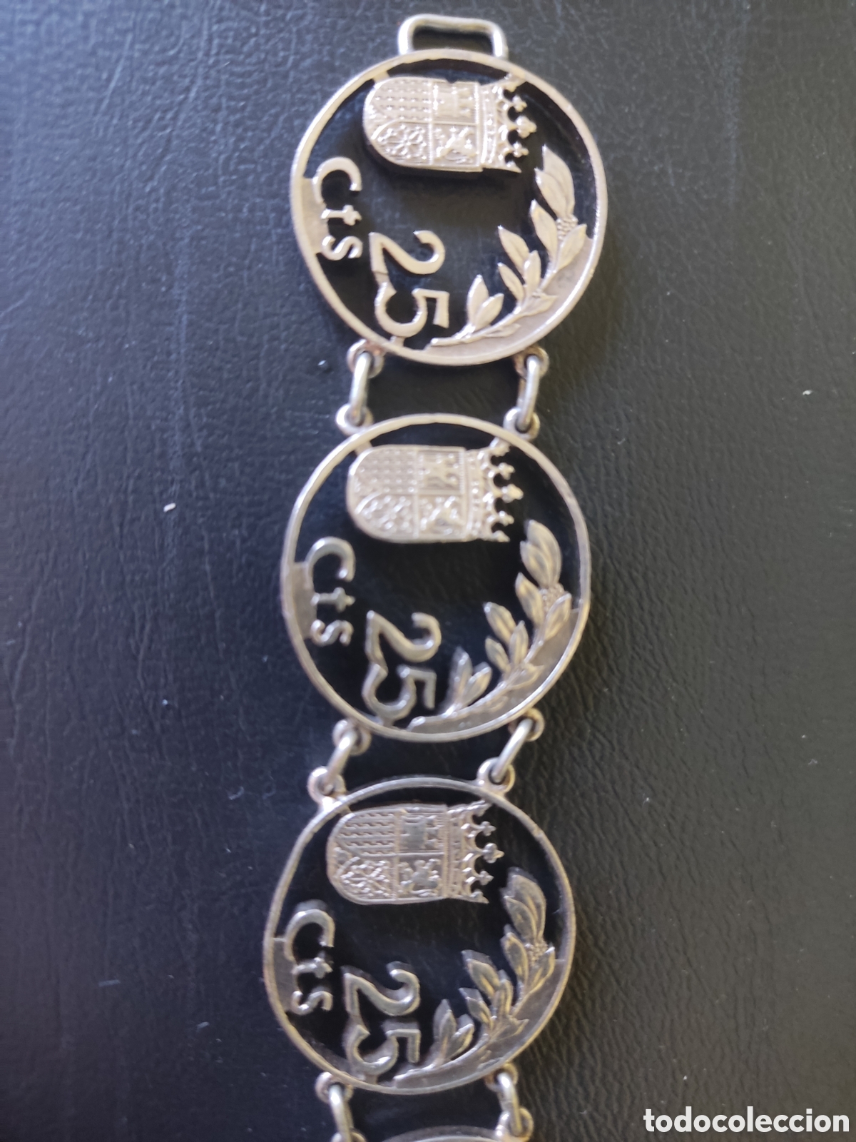 Joyeria: Pulsera monedas de plata caladas a mano - Foto 3