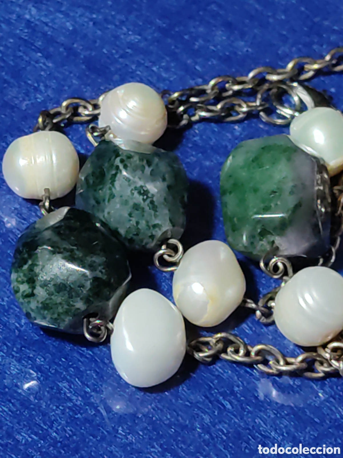 Joyeria: Collar de perlas y pedrer&iacute;a.Vintage. - Foto 4
