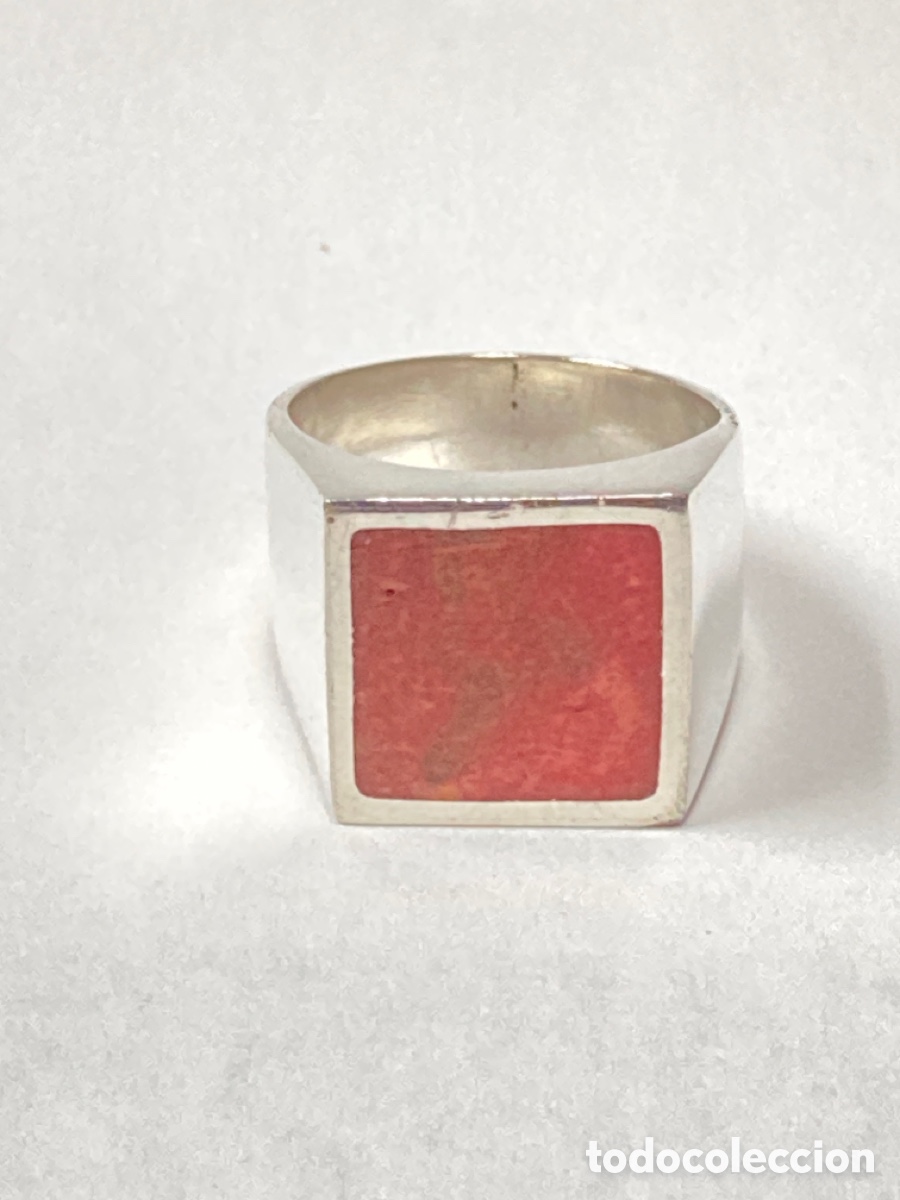 Joyeria: Anillo sello de plata /s55 - Foto 5