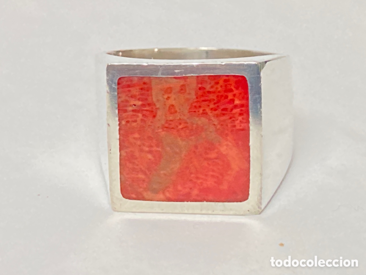 Joyeria: Anillo sello de plata /s55 - Foto 4