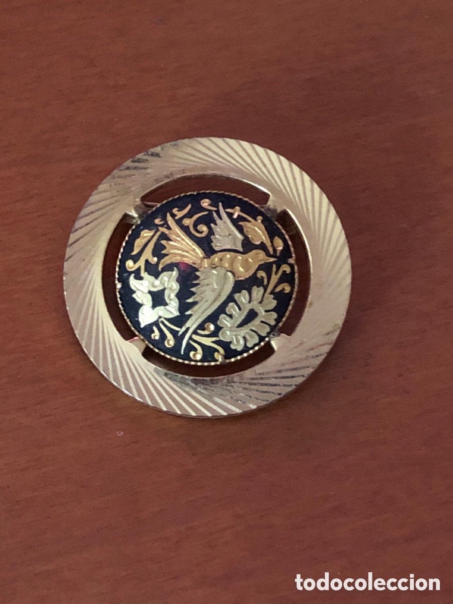 Joyeria: Broche aguja tipo estilo oro de Toledo - Foto 3