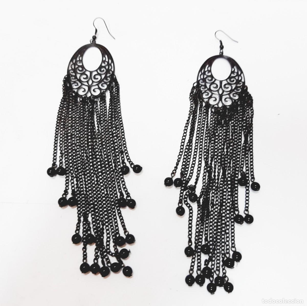 Joyeria: Pendientes de cadena boho vintage(8.2) - Foto 2