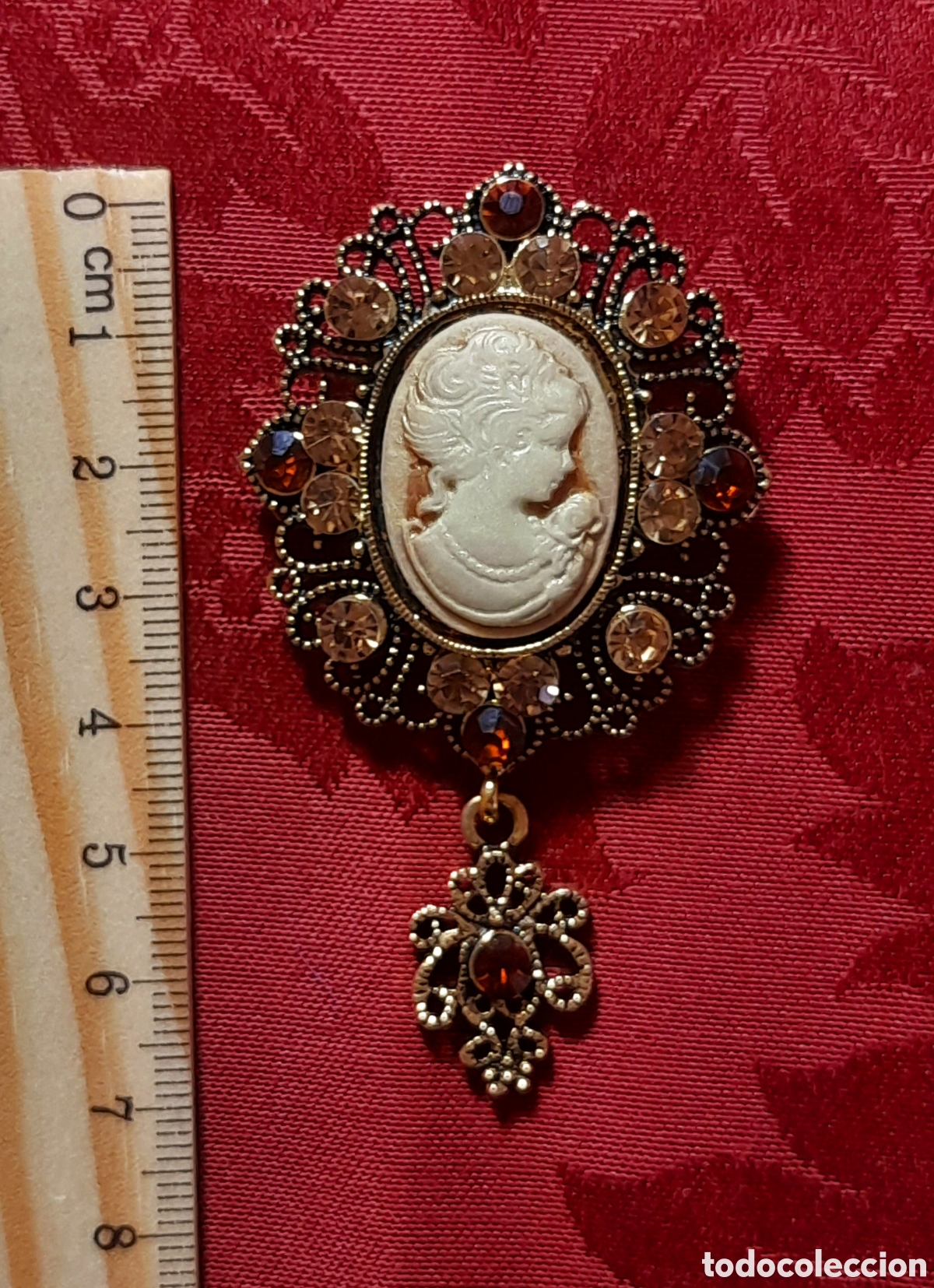 Joyeria: Broche con camafeo retro - Foto 2