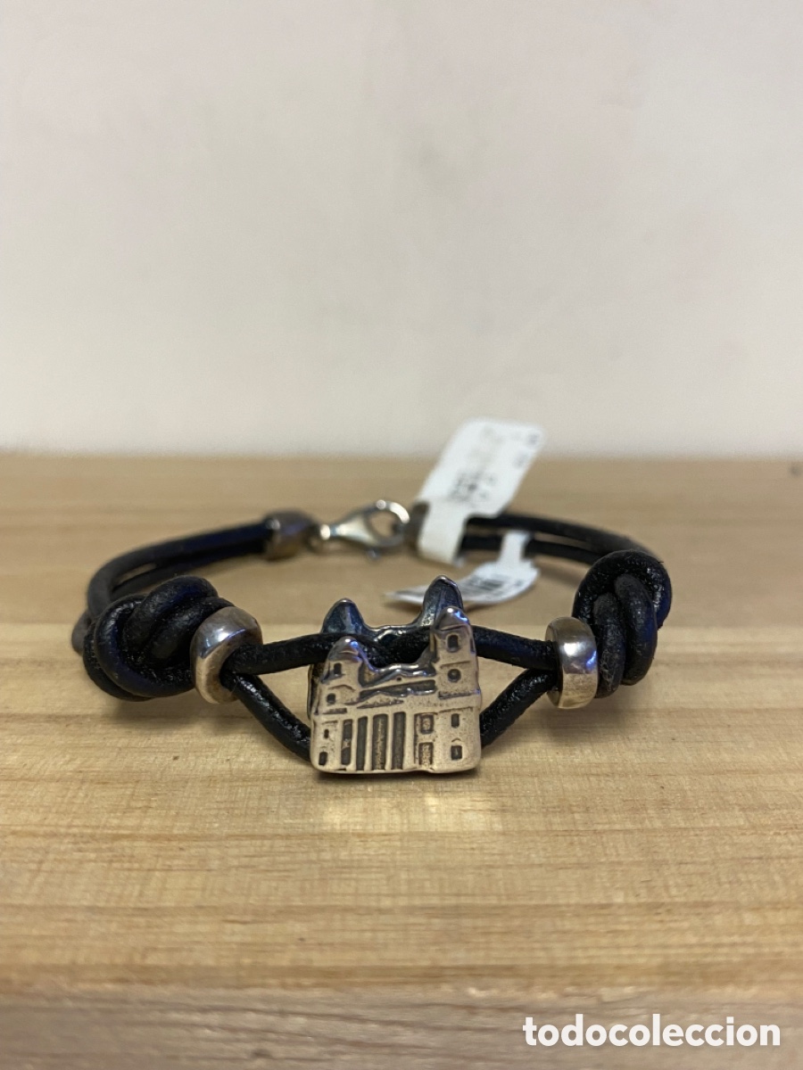 Joyeria: Pulsera de plata y cuero Catedral de Pamplona - Foto 1