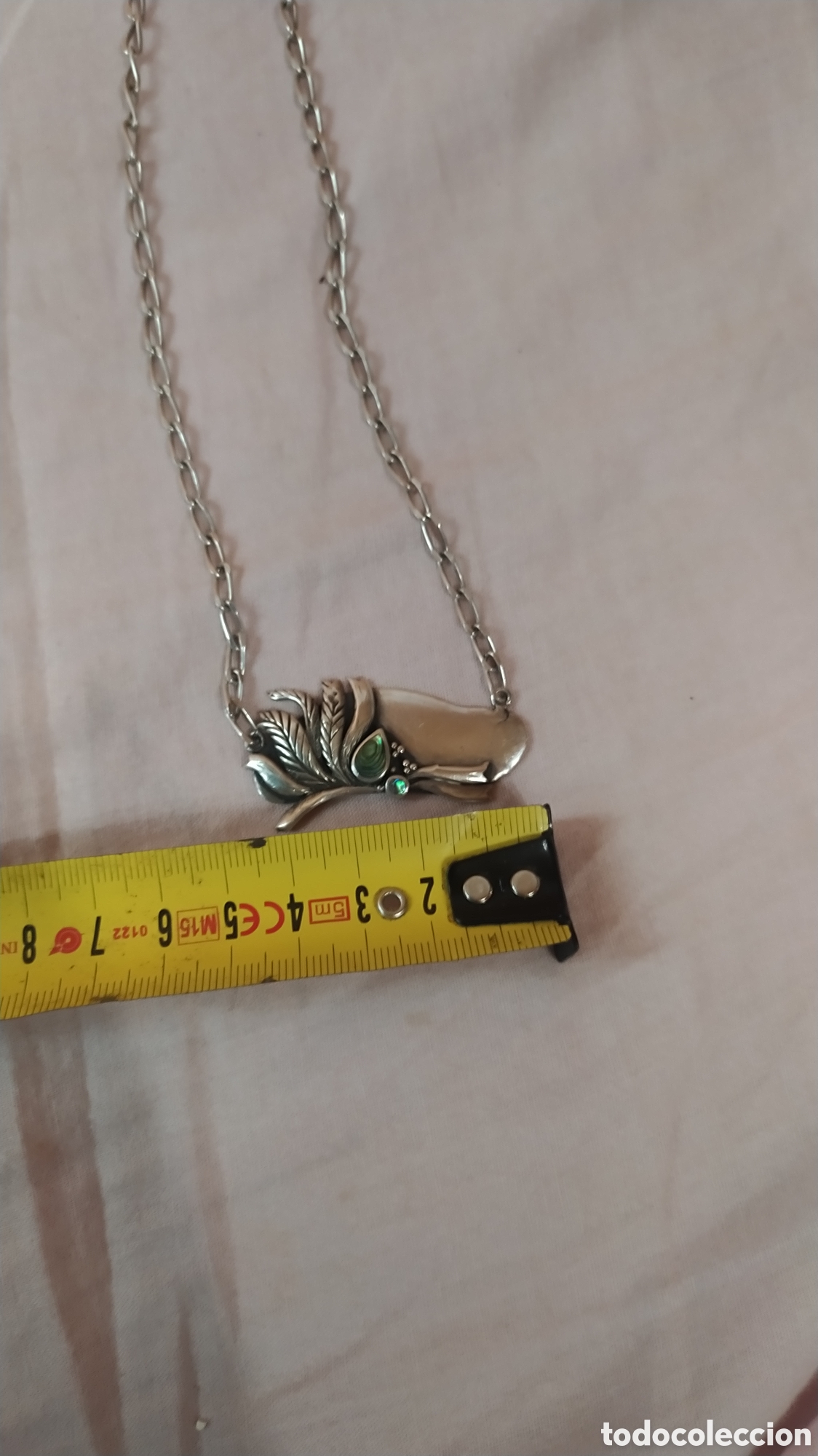 Joyeria: Antigua gargantilla de plata - Foto 8