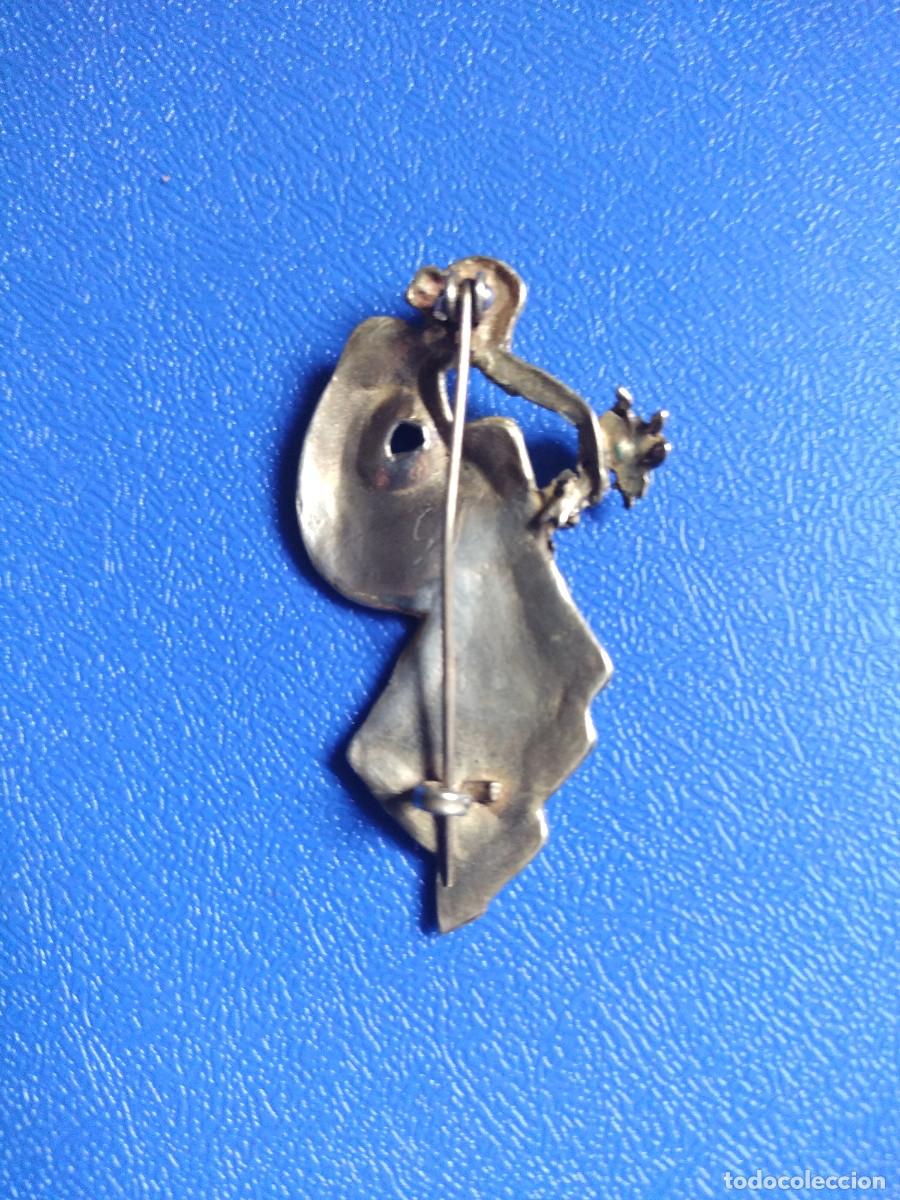 Joyeria: Broche antiguo mujer con flor de Edelweiss - Foto 3