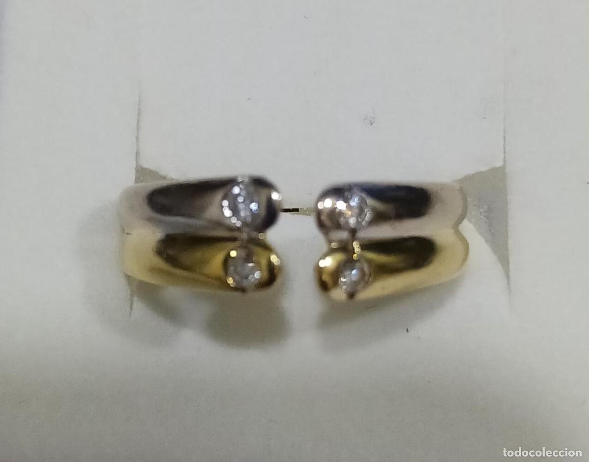 Joyeria: anillo bicolor oro 18 kts y diamantes - Foto 1