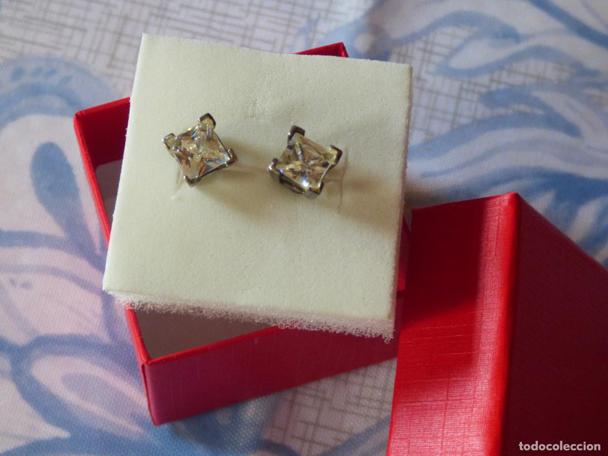 Joyeria: Pendientes plata y circonio . - Foto 2