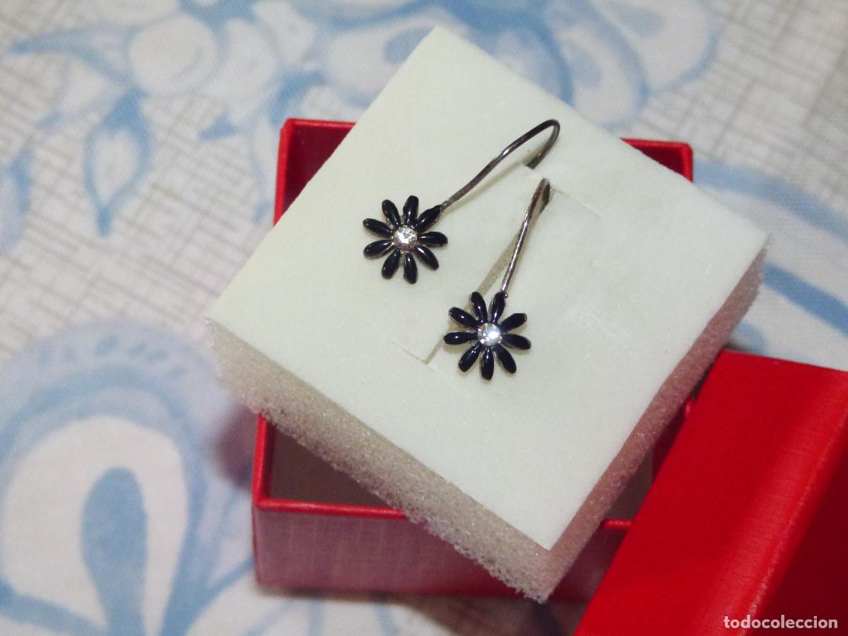 Joyeria: Pendientes plata,esmalte y circonita. - Foto 1