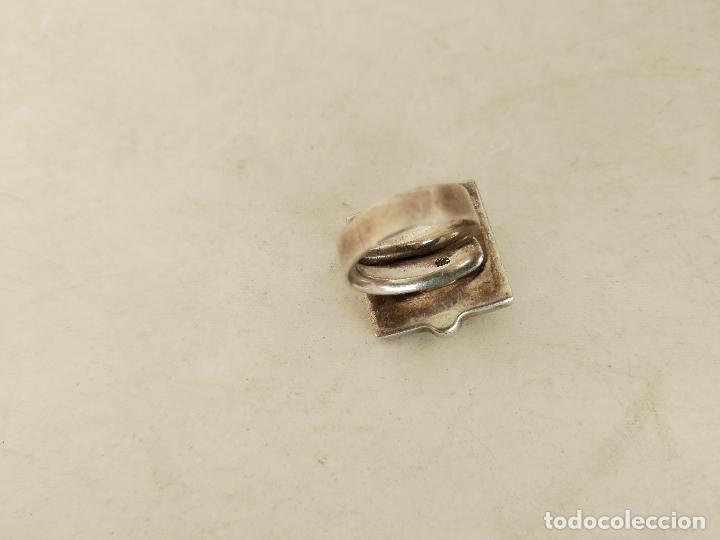 Joyeria: anillo plata de ley 925 con nacar - Foto 3