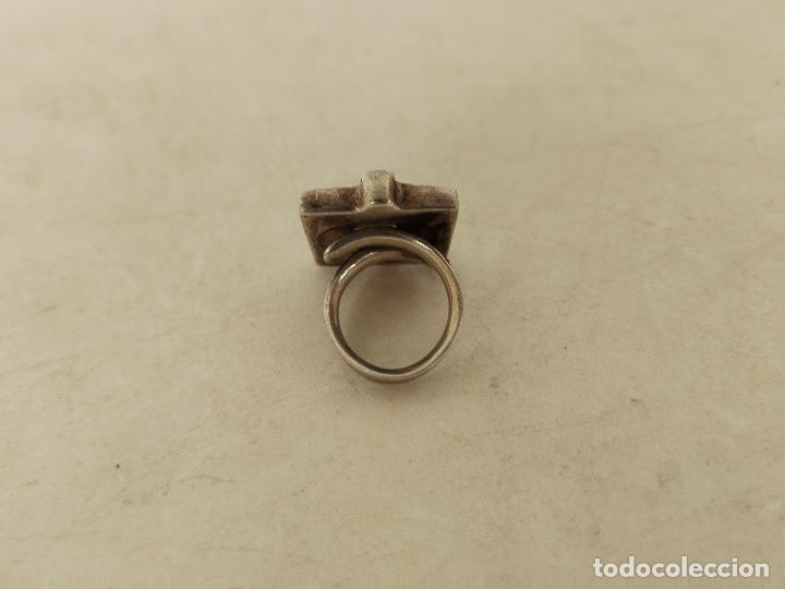 Joyeria: anillo plata de ley 925 con nacar - Foto 5