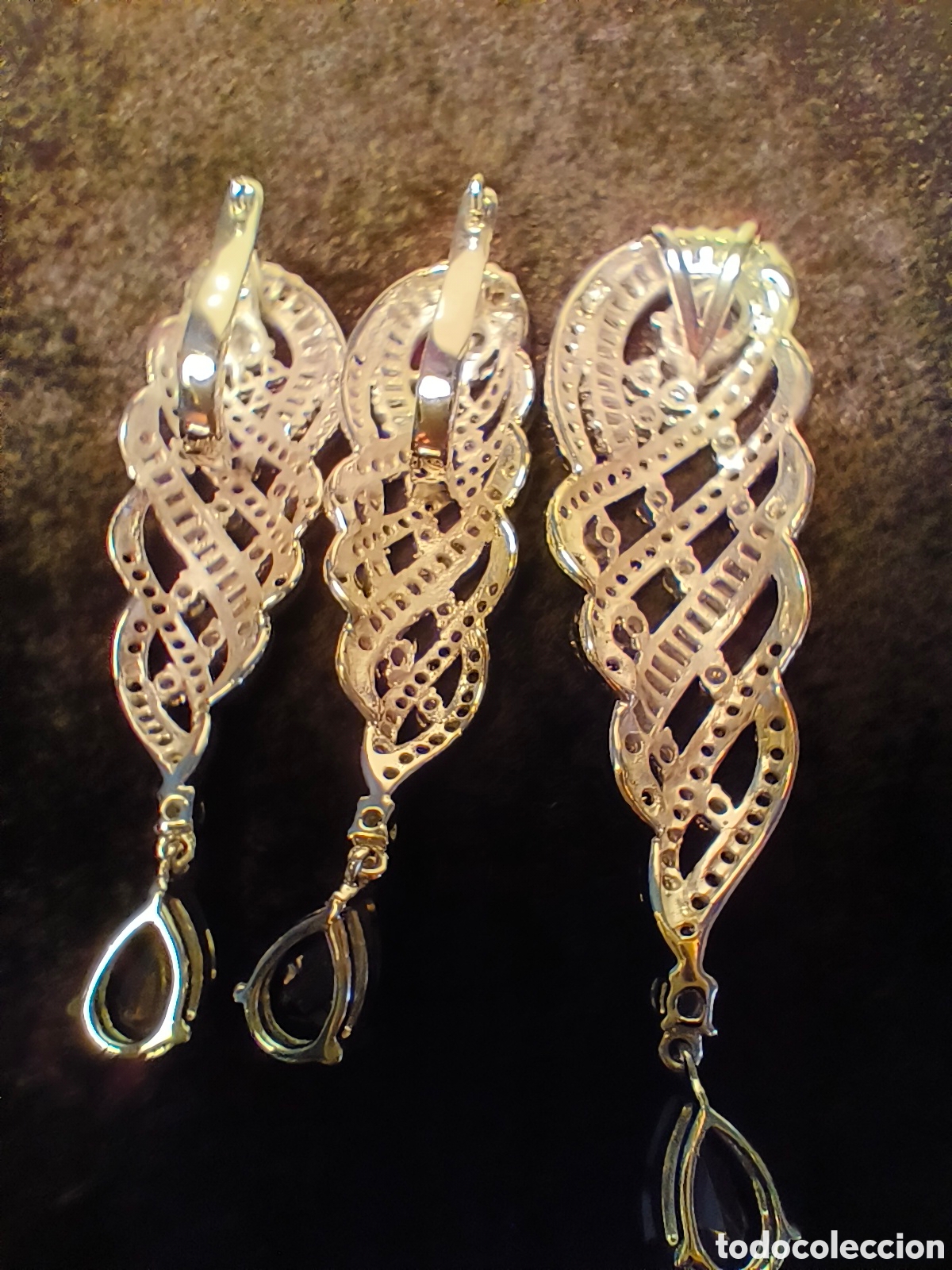 Joyeria: Plata. Pendientes y colgante - Foto 7