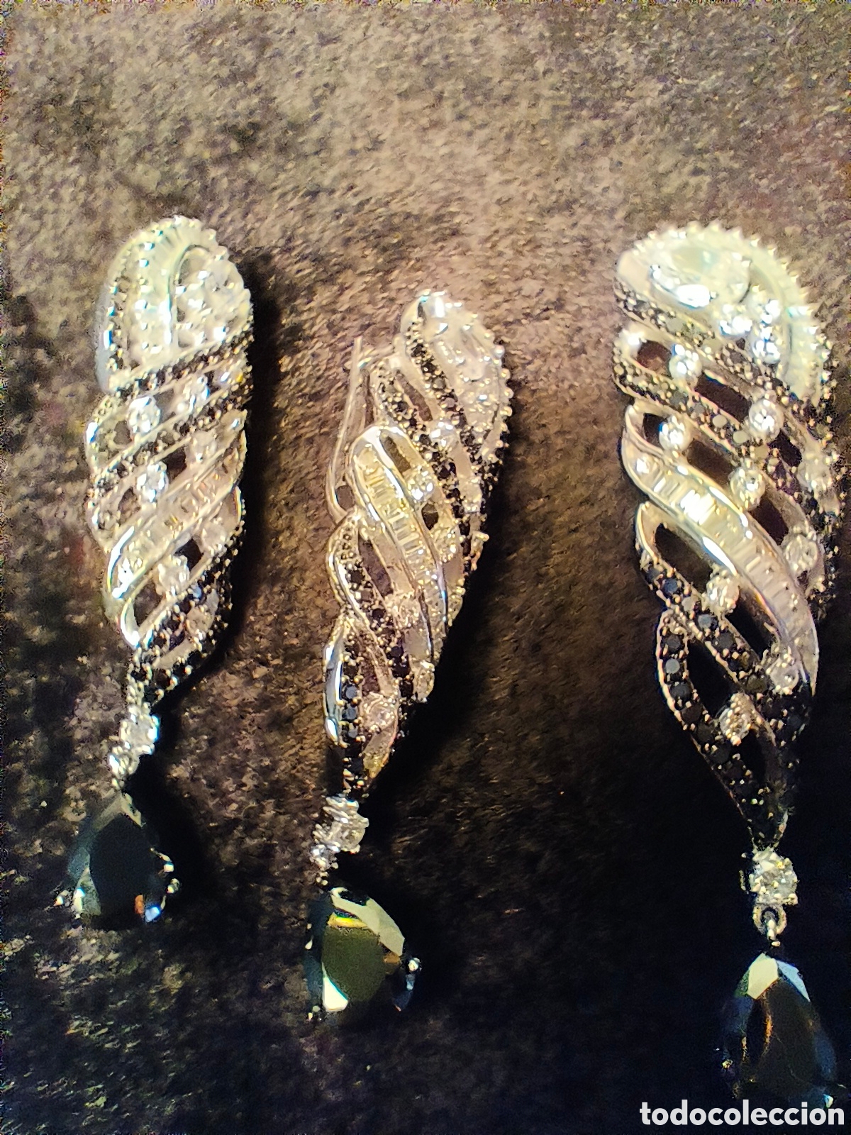 Joyeria: Plata. Pendientes y colgante - Foto 8