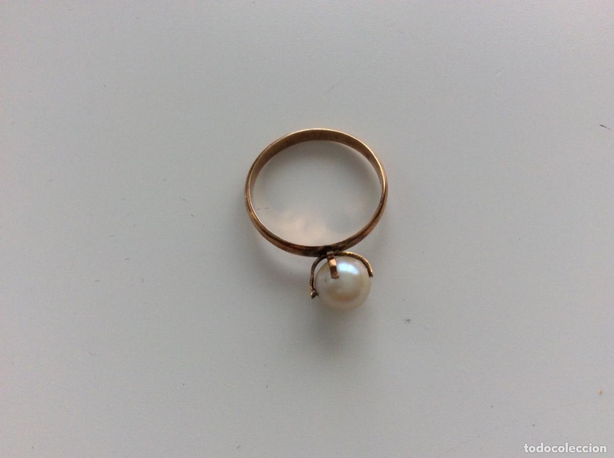 Joyeria: SORTIJA DE ORO DE 18 KLS CON PERLA NATURAL - Foto 8
