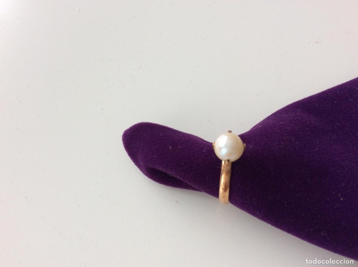 Joyeria: SORTIJA DE ORO DE 18 KLS CON PERLA NATURAL - Foto 9