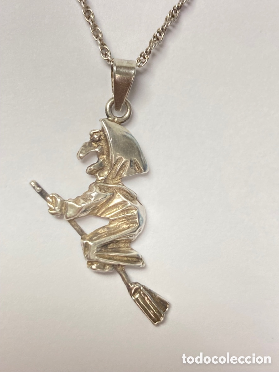 Joyeria: Cadena y colgante de plata/cc21 - Foto 2