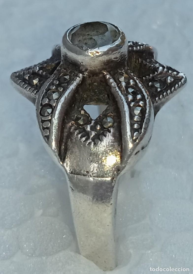 Joyeria: - 925 Argento - Anello Zircone - Marcasite - Foto 7
