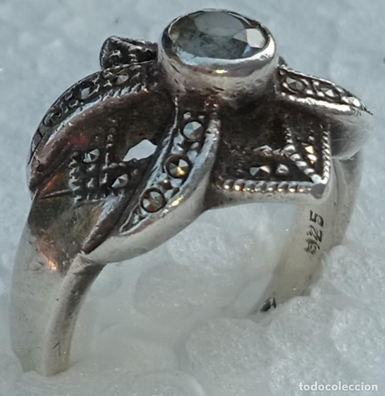 Joyeria: - 925 Argento - Anello Zircone - Marcasite - Foto 5