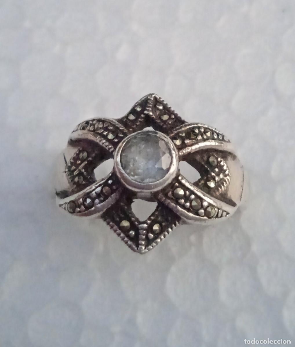 Joyeria: - 925 Argento - Anello Zircone - Marcasite - Foto 11