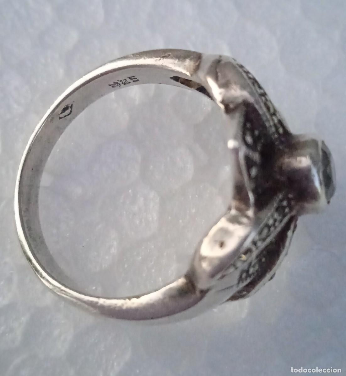 Joyeria: - 925 Argento - Anello Zircone - Marcasite - Foto 14