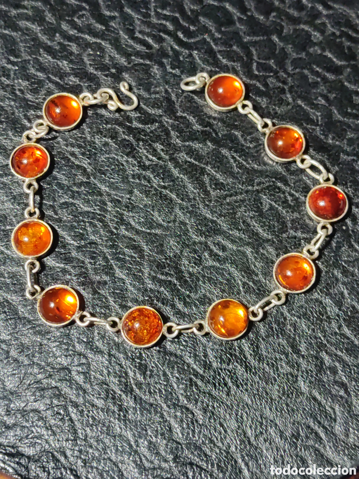 Joyeria: Pulsera de &aacute;mbar y plata 925. - Foto 1