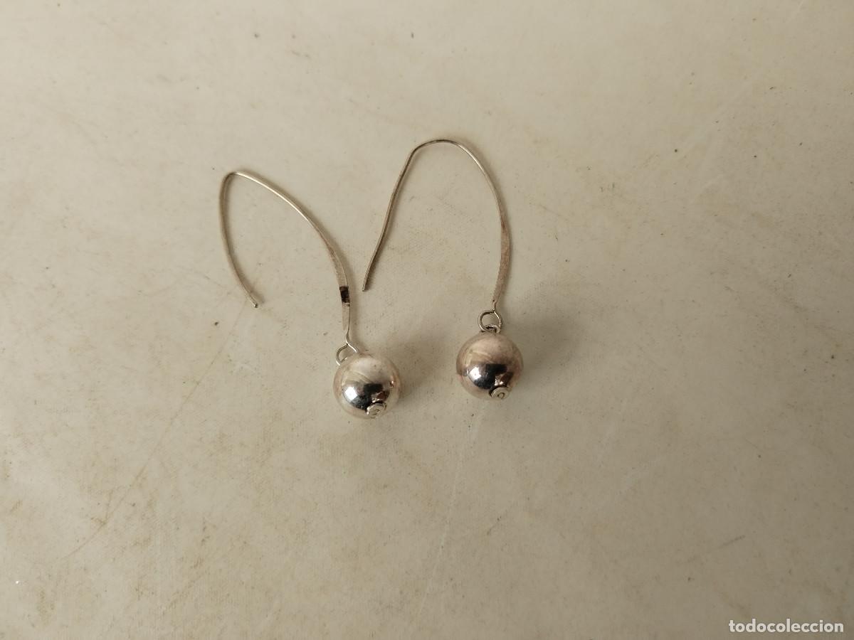 Joyeria: pendientes bola en plata de ley - Foto 2