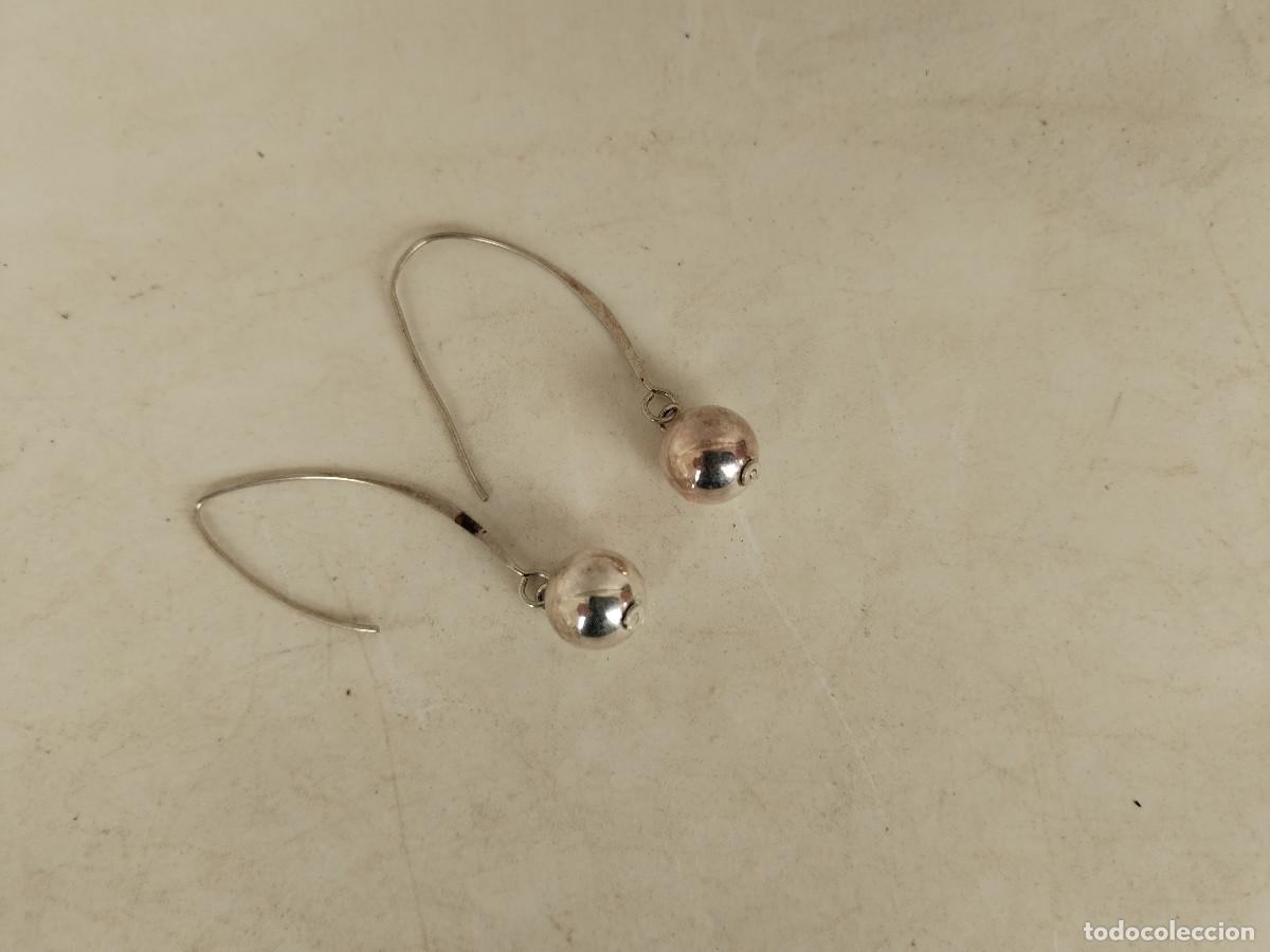 Joyeria: pendientes bola en plata de ley - Foto 1