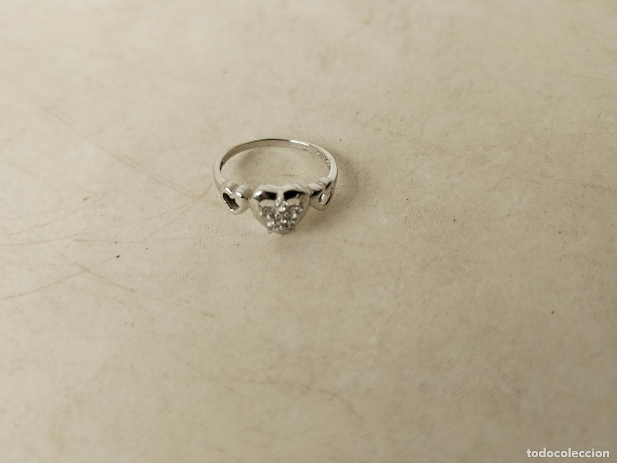 Joyeria: anillo corazones en plata de ley - Foto 4
