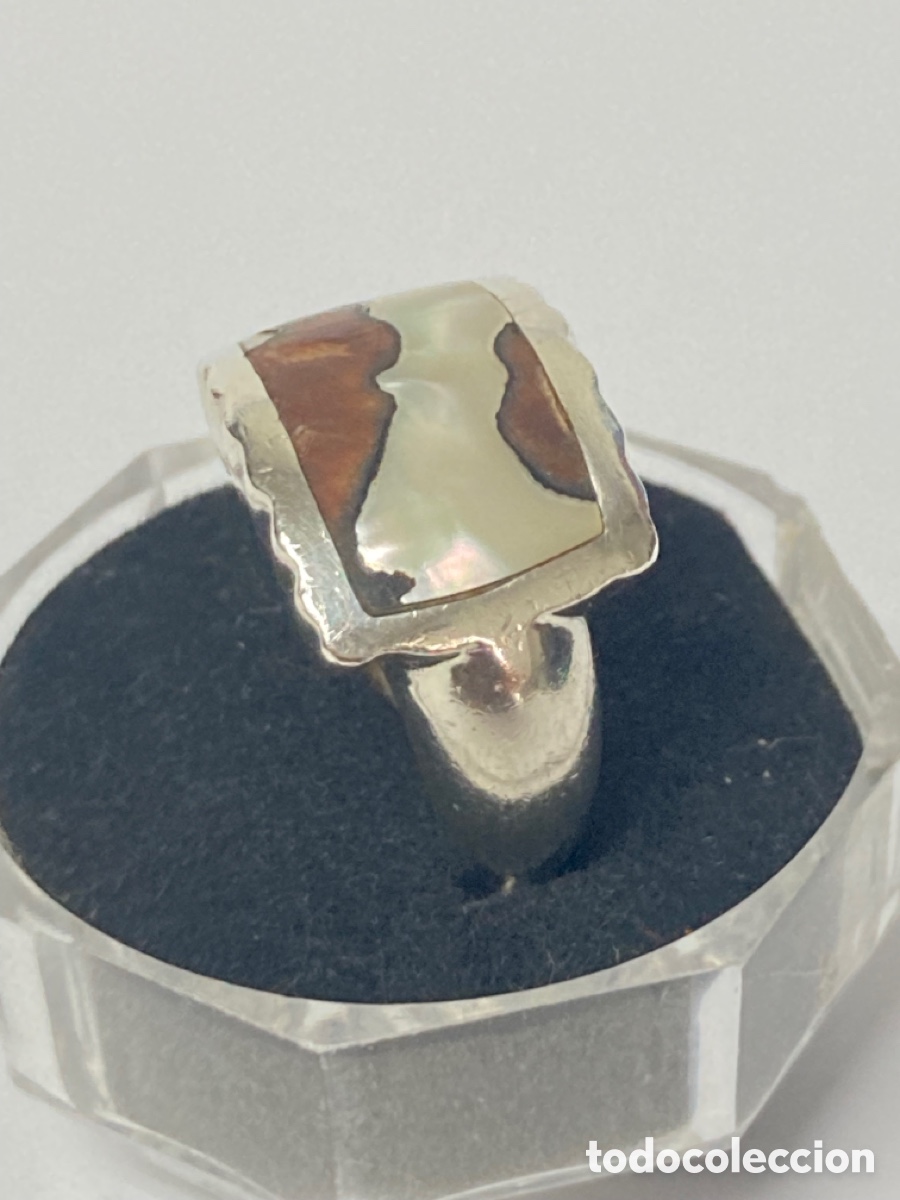 Joyeria: Sortija de plata y n&aacute;car/S60 - Foto 2