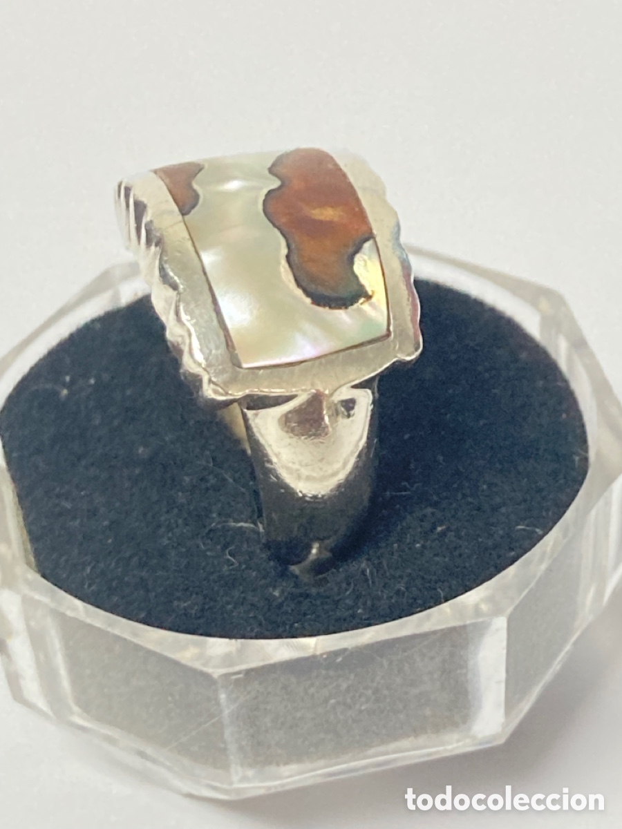 Joyeria: Sortija de plata y n&aacute;car/S60 - Foto 3