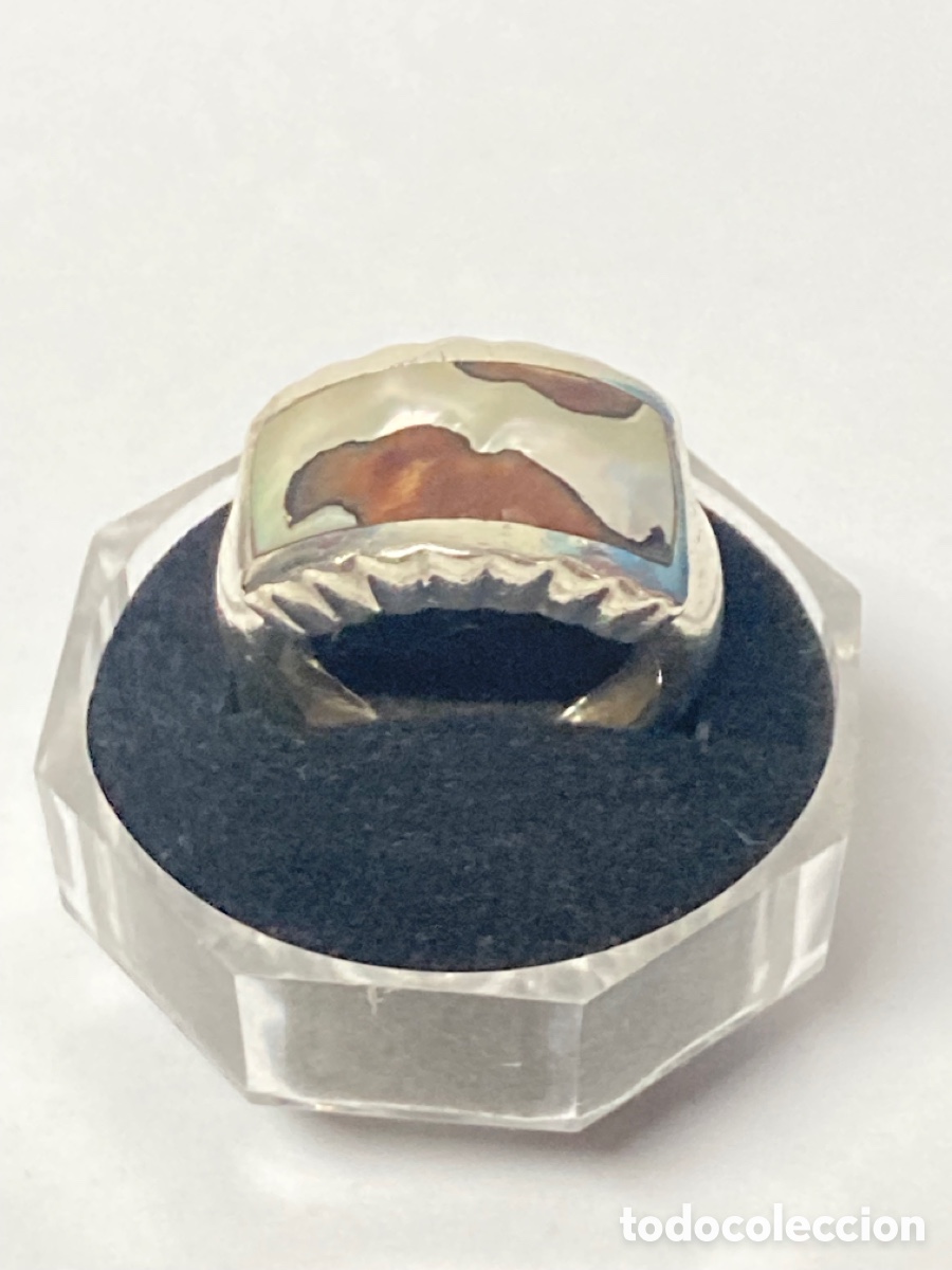 Joyeria: Sortija de plata y n&aacute;car/S60 - Foto 4