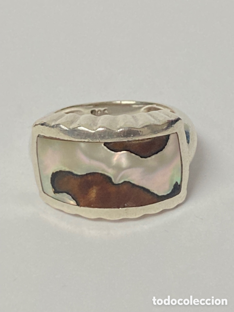 Joyeria: Sortija de plata y n&aacute;car/S60 - Foto 5