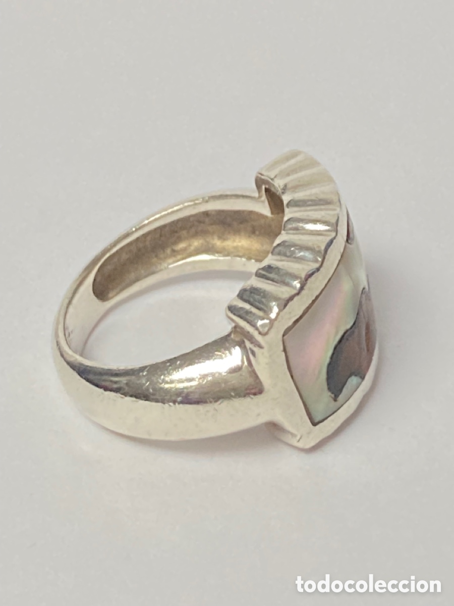 Joyeria: Sortija de plata y n&aacute;car/S60 - Foto 6