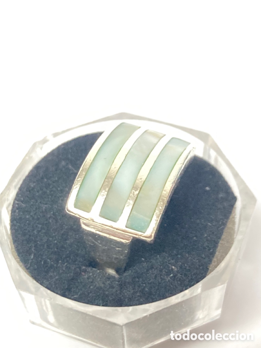 Joyeria: Sortija plata y n&aacute;car celeste /S60 - Foto 2