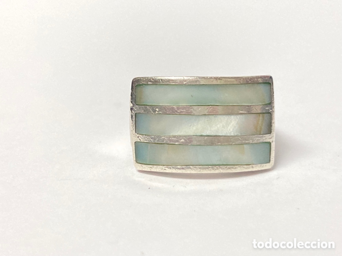 Joyeria: Sortija plata y n&aacute;car celeste /S60 - Foto 4