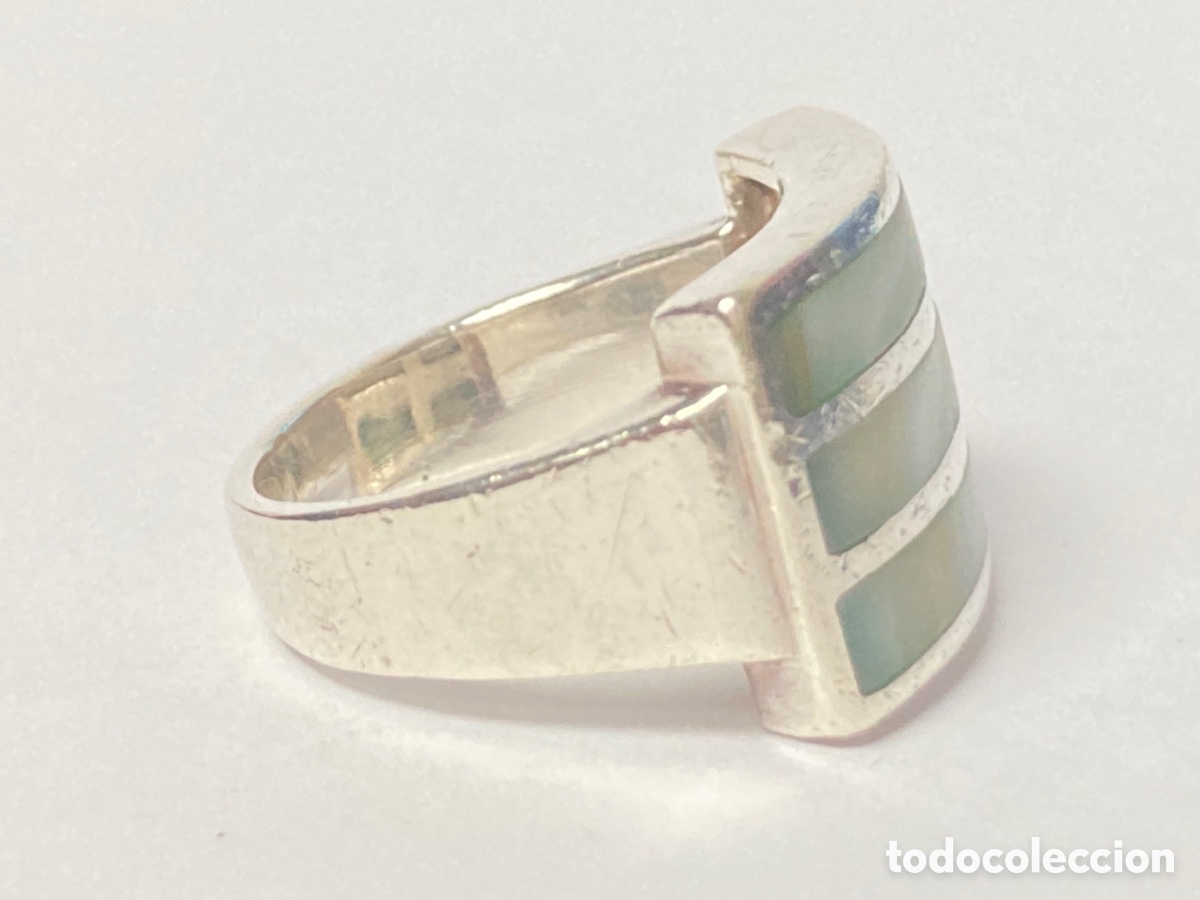 Joyeria: Sortija plata y n&aacute;car celeste /S60 - Foto 6