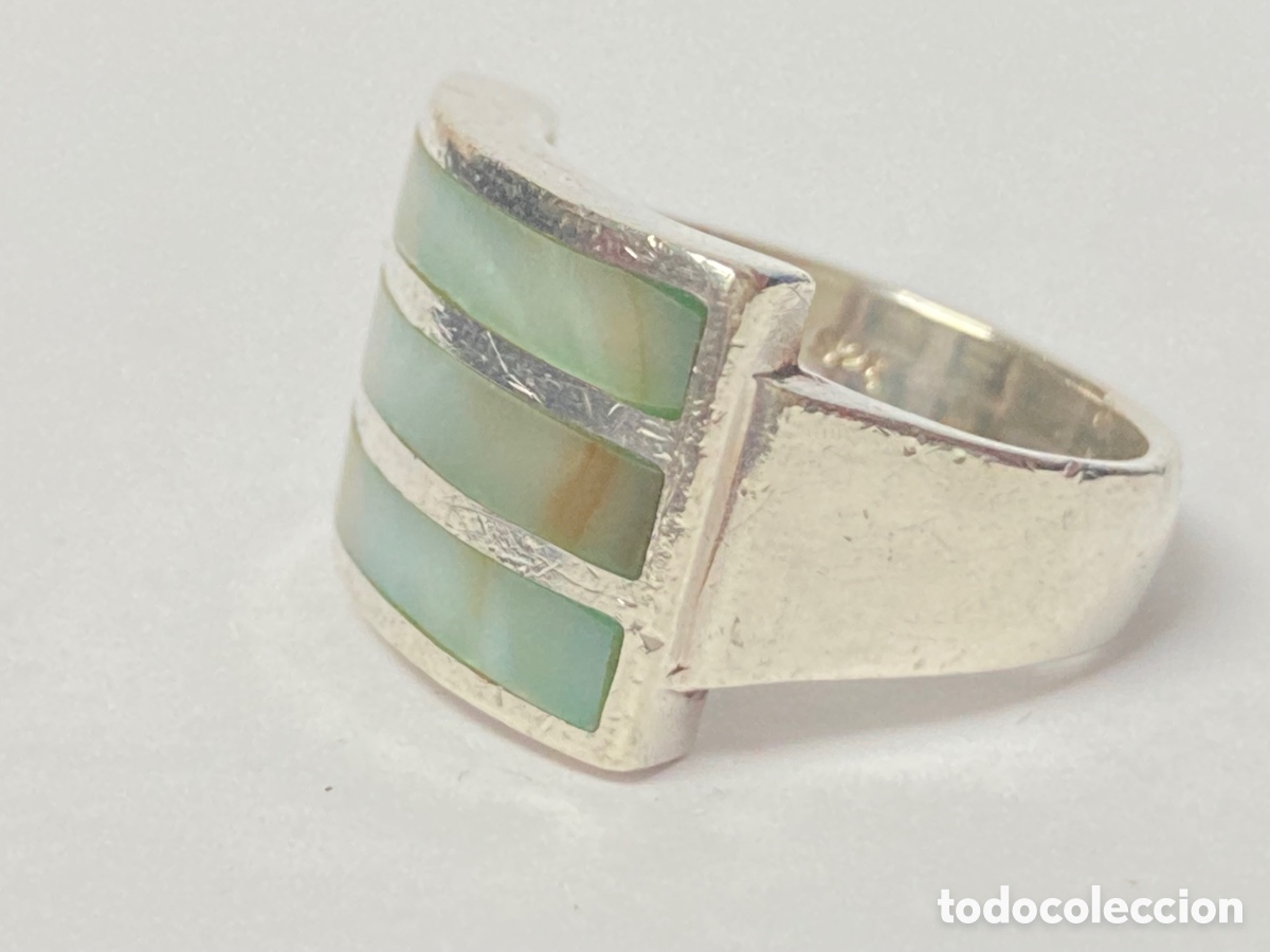 Joyeria: Sortija plata y n&aacute;car celeste /S60 - Foto 7