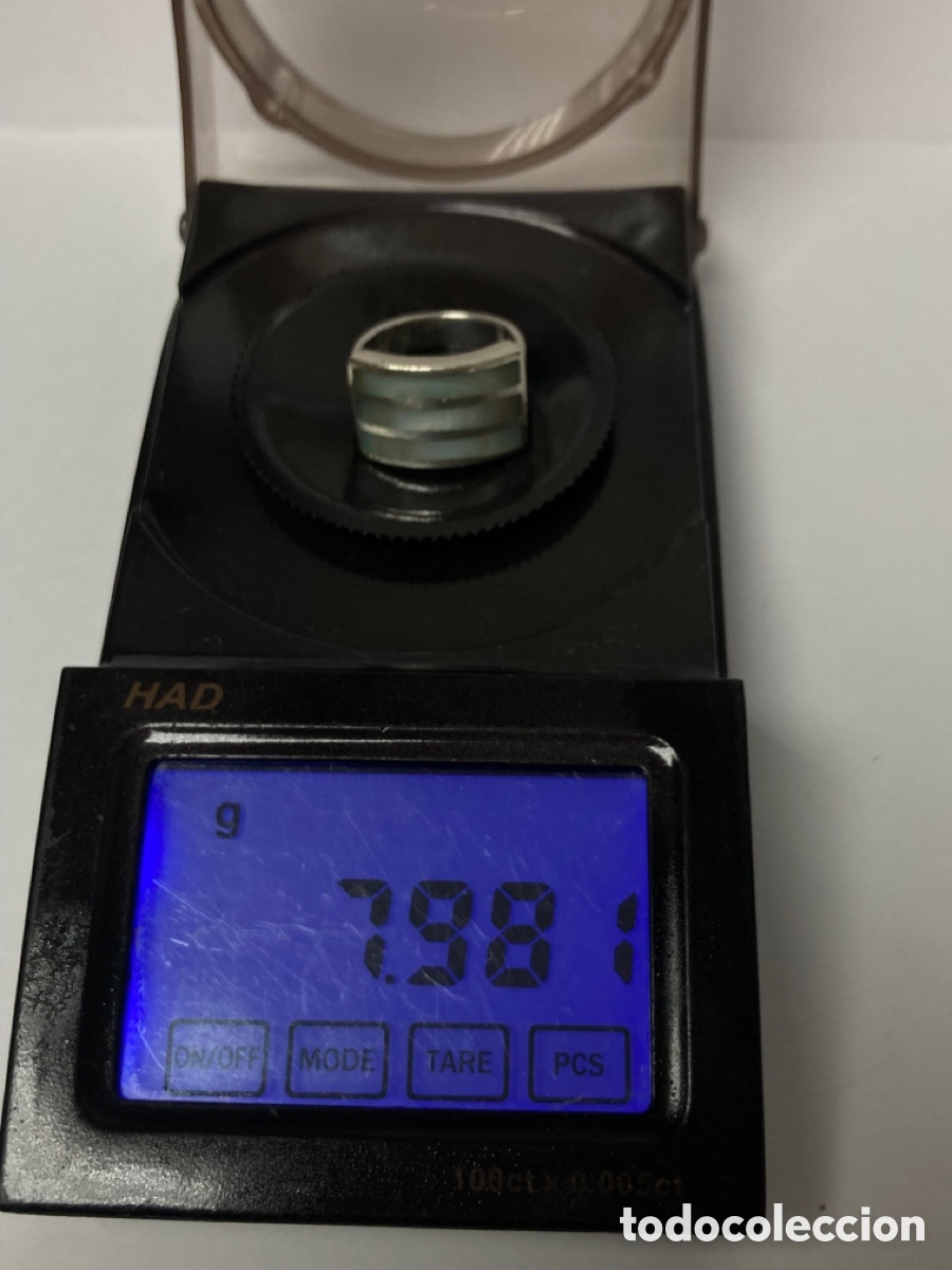 Joyeria: Sortija plata y n&aacute;car celeste /S60 - Foto 10