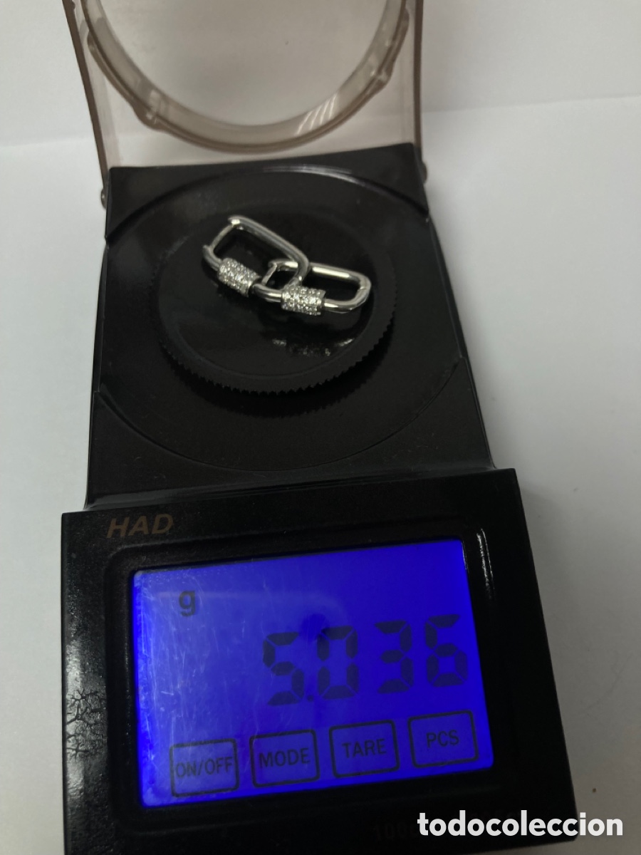 Joyeria: Pendientes de plata rodiada y circonitas /P19 - Foto 7