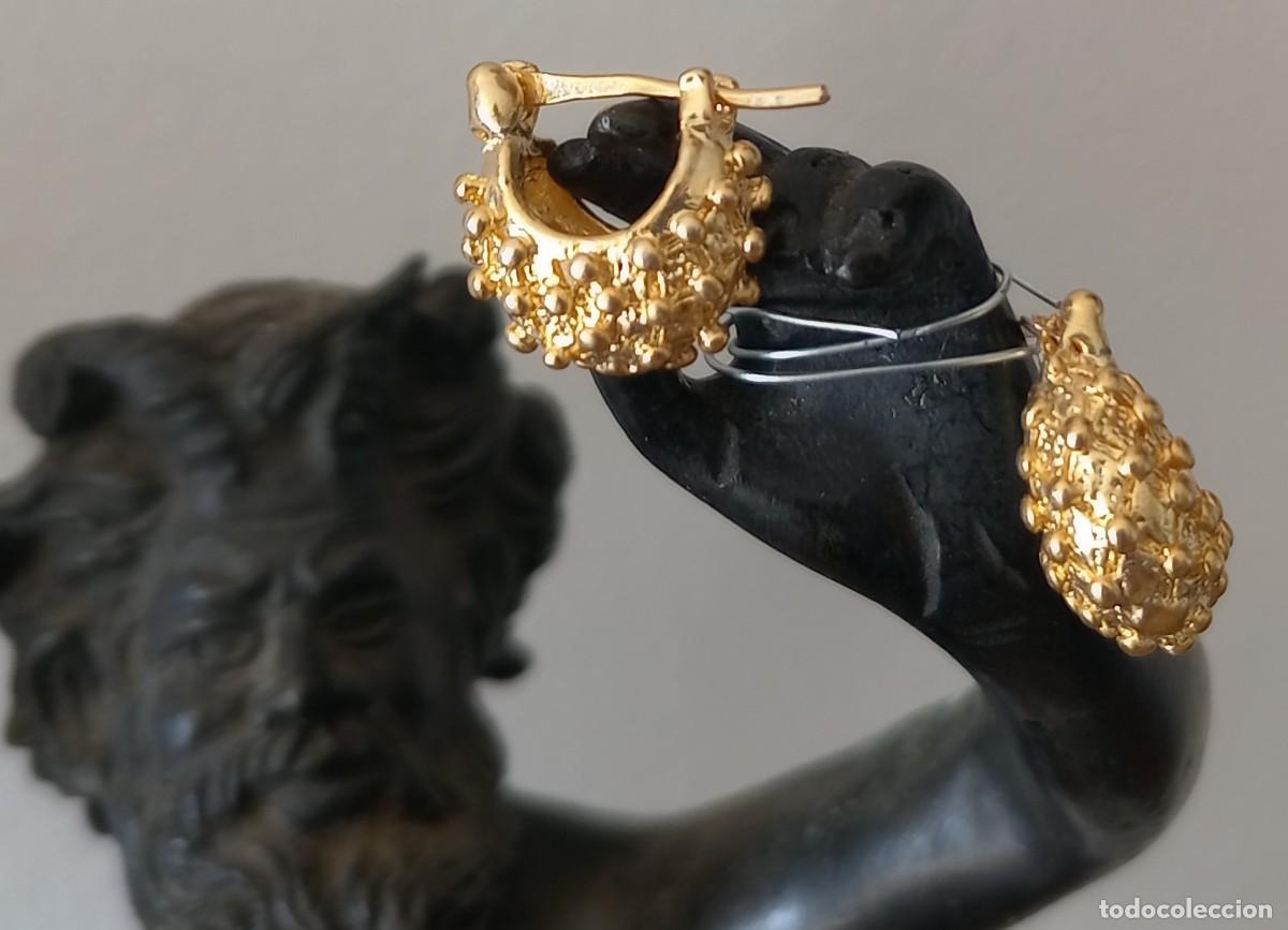 Joyeria: PEQUE&Ntilde;OS PENDIENTES GRANULADOS ESTILO ROMANO - Foto 1